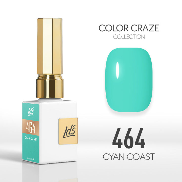 LDS Color Craze Collection - 464 Cyan Coast - Gel Polish 0.5oz
