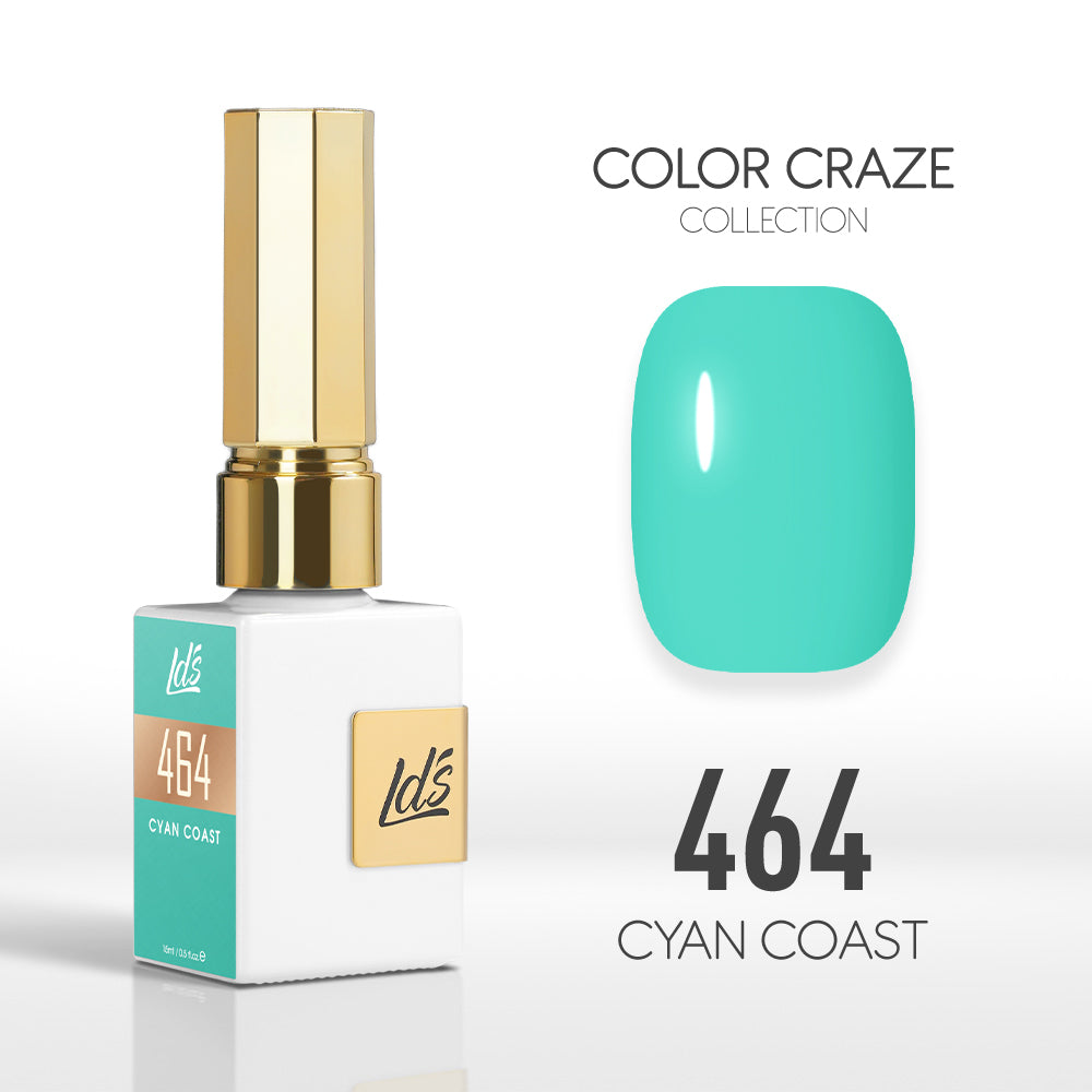  LDS Color Craze Gel Nail Polish - 464 Cyan Coast - 0.5oz by LDS COLOR CRAZE sold by DTK Nail Supply