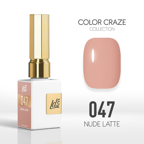  LDS Color Craze Gel Nail Polish - 047 Nude Latte - 0.5oz by LDS COLOR CRAZE sold by DTK Nail Supply