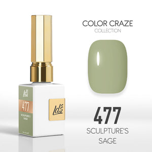  LDS Color Craze Gel Nail Polish - 477 Sculpture's Sage - 0.5oz by LDS COLOR CRAZE sold by DTK Nail Supply