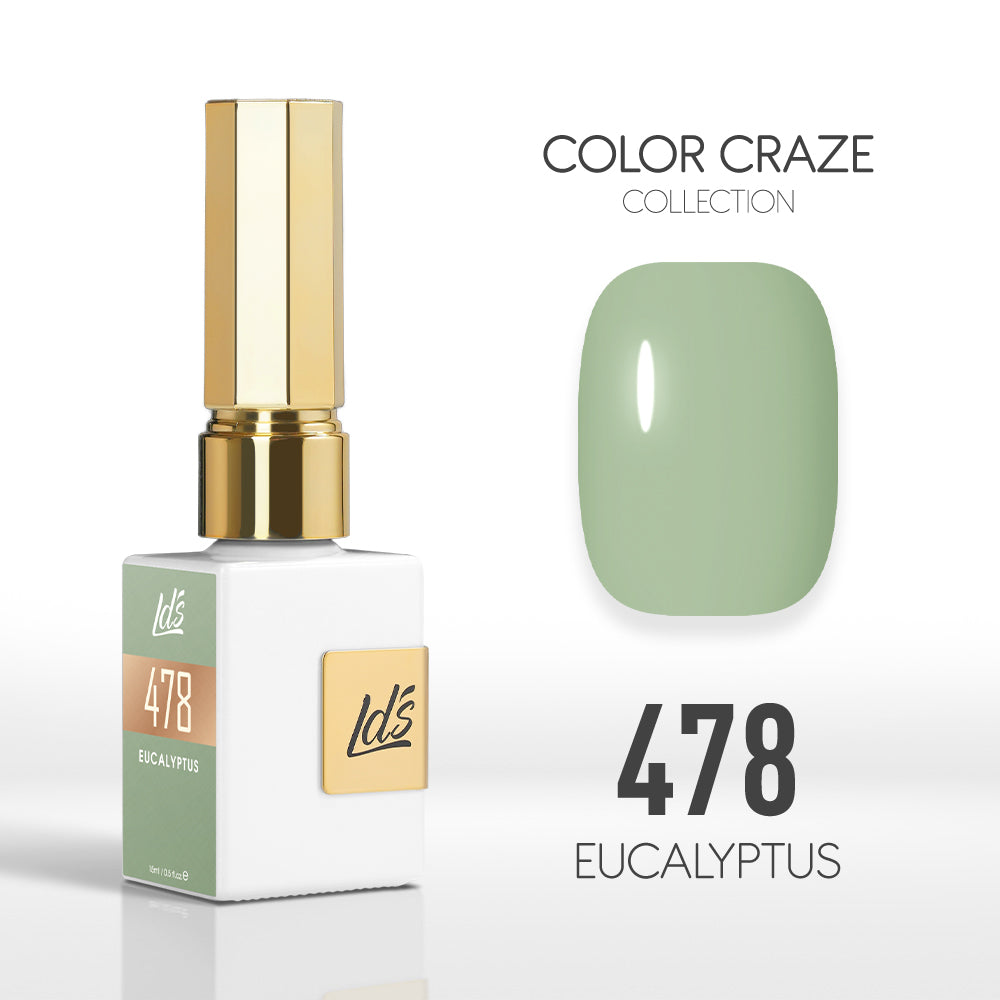  LDS Color Craze Gel Nail Polish - 478 Eucalyptus - 0.5oz by LDS COLOR CRAZE sold by DTK Nail Supply