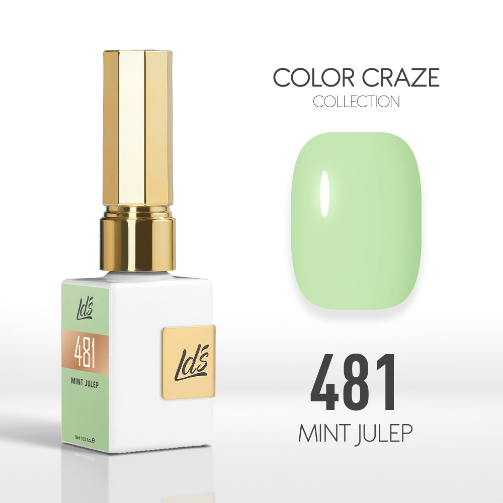  LDS Color Craze Gel Nail Polish - 481 Mint Julep - 0.5oz by LDS COLOR CRAZE sold by DTK Nail Supply