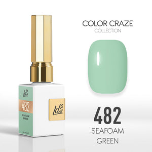  LDS Color Craze Gel Nail Polish - 482 Seafoam Green - 0.5oz by LDS COLOR CRAZE sold by DTK Nail Supply