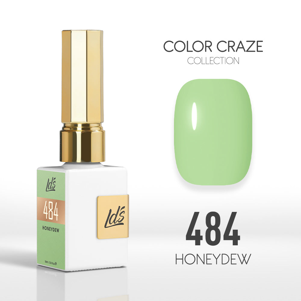  LDS Color Craze Gel Nail Polish - 484 Honeydew - 0.5oz by LDS COLOR CRAZE sold by DTK Nail Supply