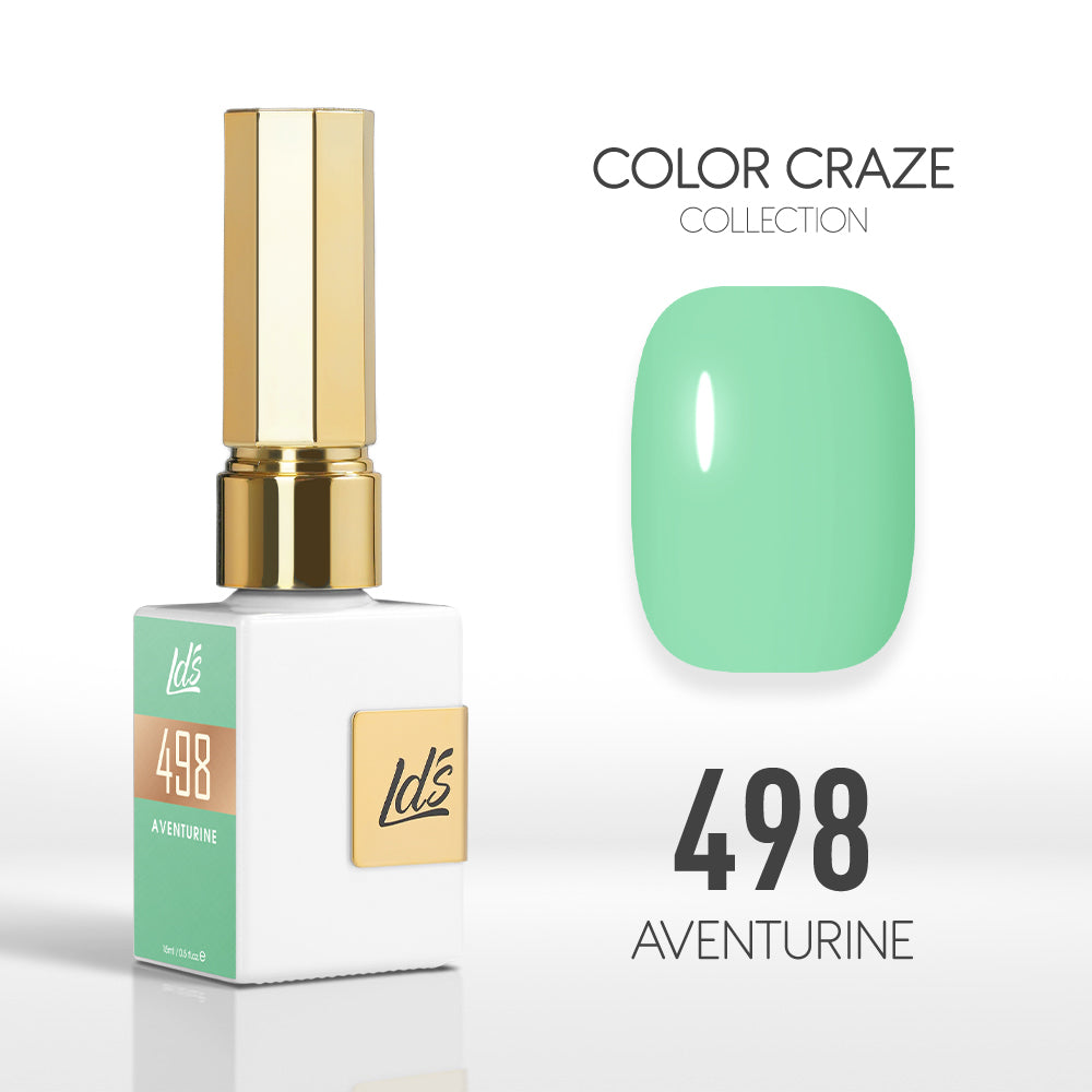  LDS Color Craze Gel Nail Polish - 498 Aventurine - 0.5oz by LDS COLOR CRAZE sold by DTK Nail Supply