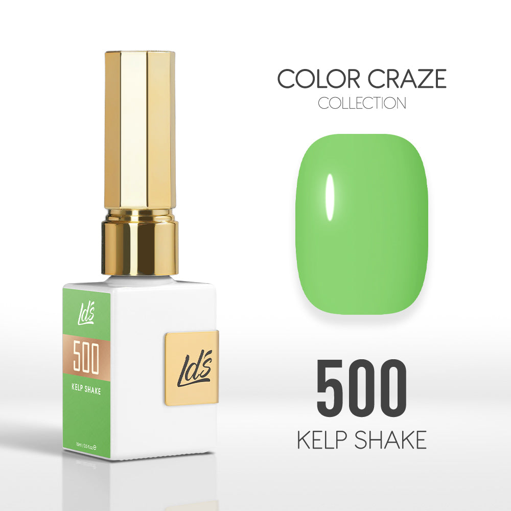  LDS Color Craze Gel Nail Polish - 500 Kelp Shake - 0.5oz by LDS COLOR CRAZE sold by DTK Nail Supply