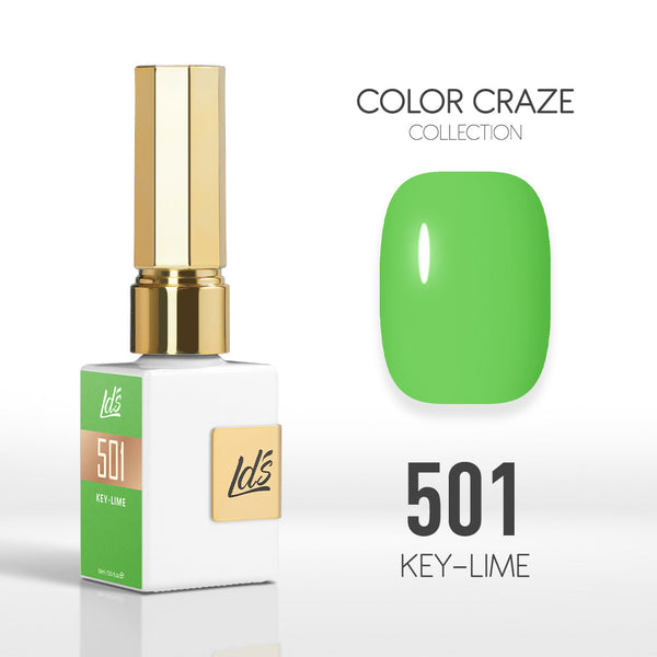  LDS Color Craze Gel Nail Polish - 501 Key-Lime - 0.5oz by LDS COLOR CRAZE sold by DTK Nail Supply