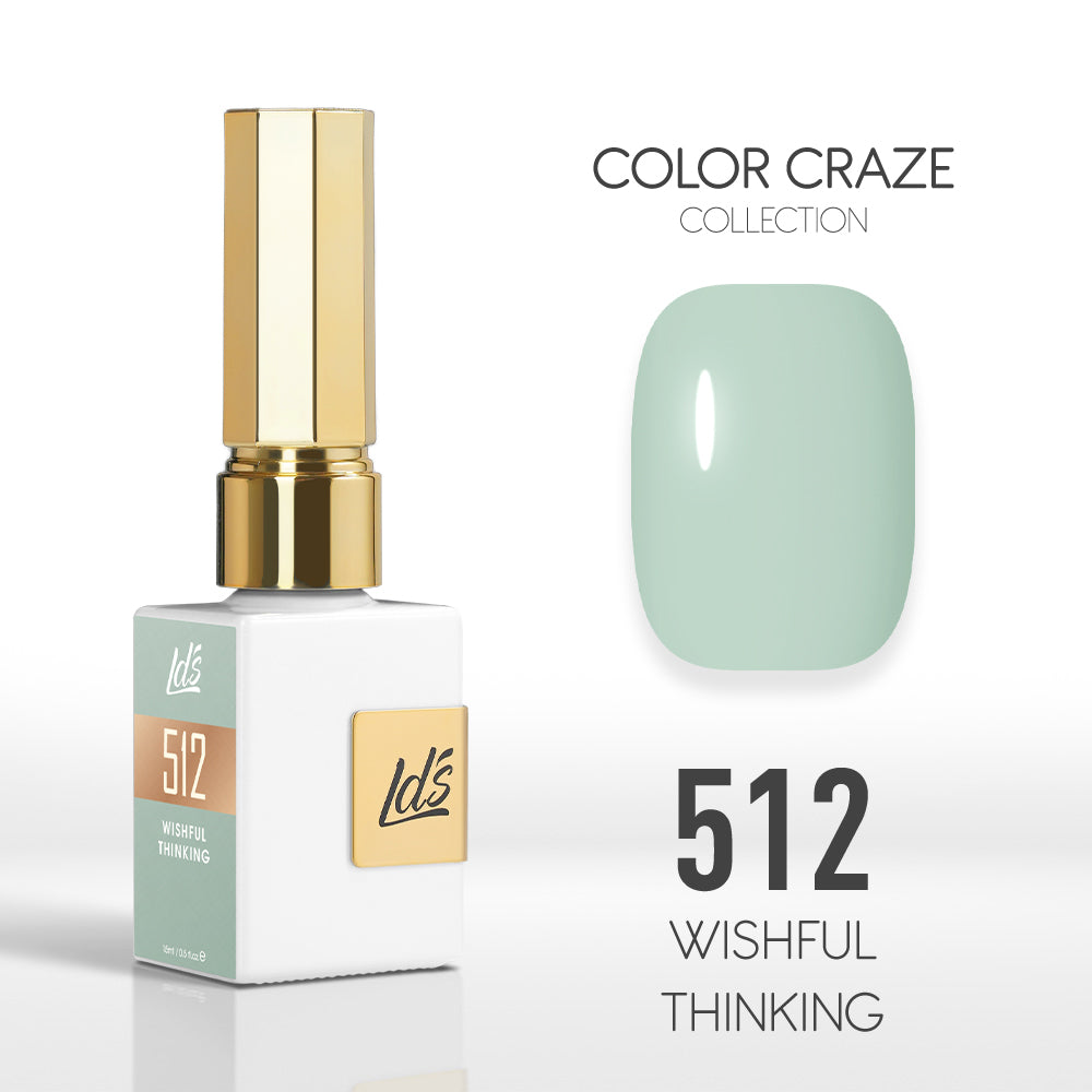  LDS Color Craze Gel Nail Polish - 512 Wishful Thinking - 0.5oz by LDS COLOR CRAZE sold by DTK Nail Supply