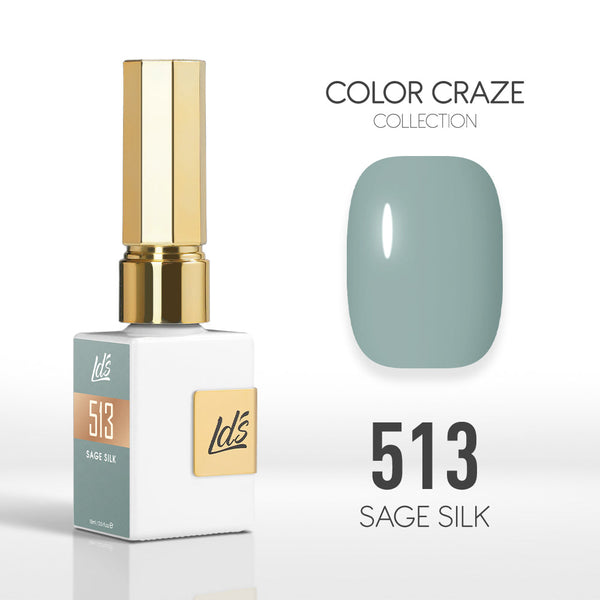  LDS Color Craze Gel Nail Polish - 513 Sage Silk - 0.5oz by LDS COLOR CRAZE sold by DTK Nail Supply