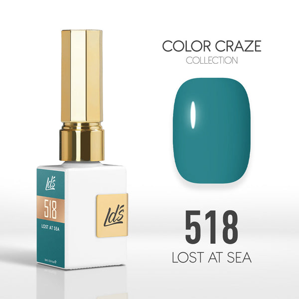  LDS Color Craze Gel Nail Polish - 518 Lost at Sea - 0.5oz by LDS COLOR CRAZE sold by DTK Nail Supply