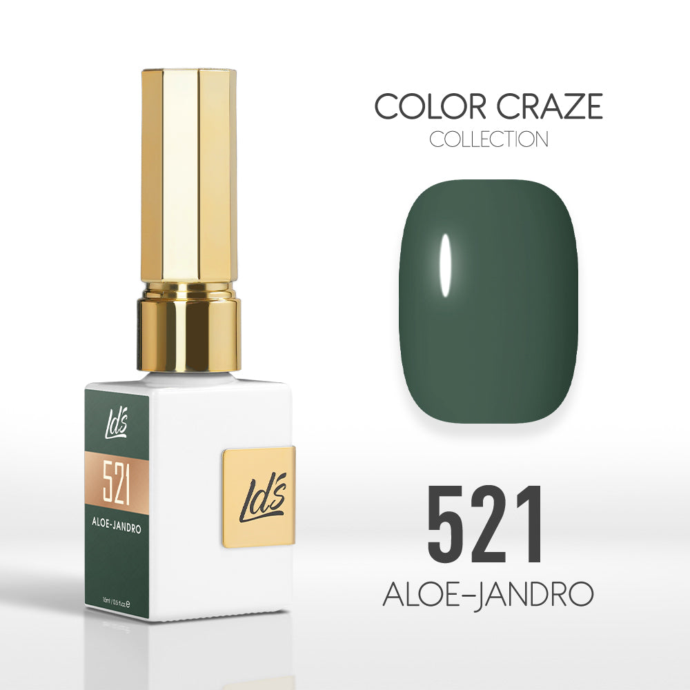  LDS Color Craze Gel Nail Polish - 521 Aloe-jandro - 0.5oz by LDS COLOR CRAZE sold by DTK Nail Supply