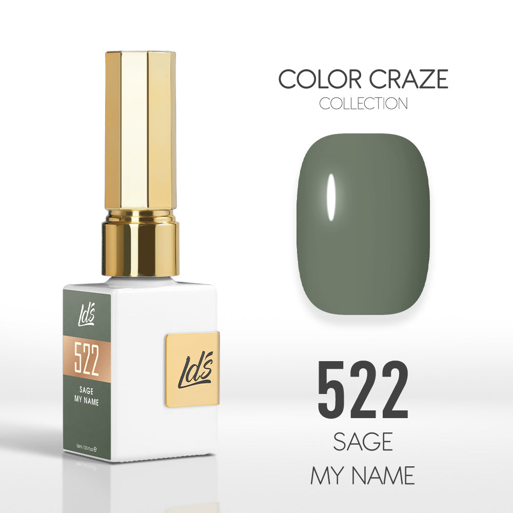  LDS Color Craze Gel Nail Polish - 522 Sage my Name - 0.5oz by LDS COLOR CRAZE sold by DTK Nail Supply