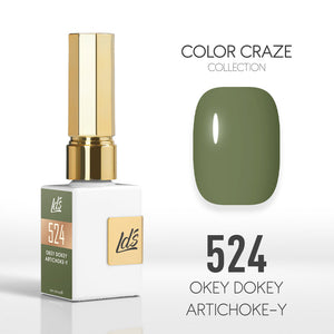  LDS Color Craze Gel Nail Polish - 524 Okey Dokey Artichoke-y - 0.5oz by LDS COLOR CRAZE sold by DTK Nail Supply