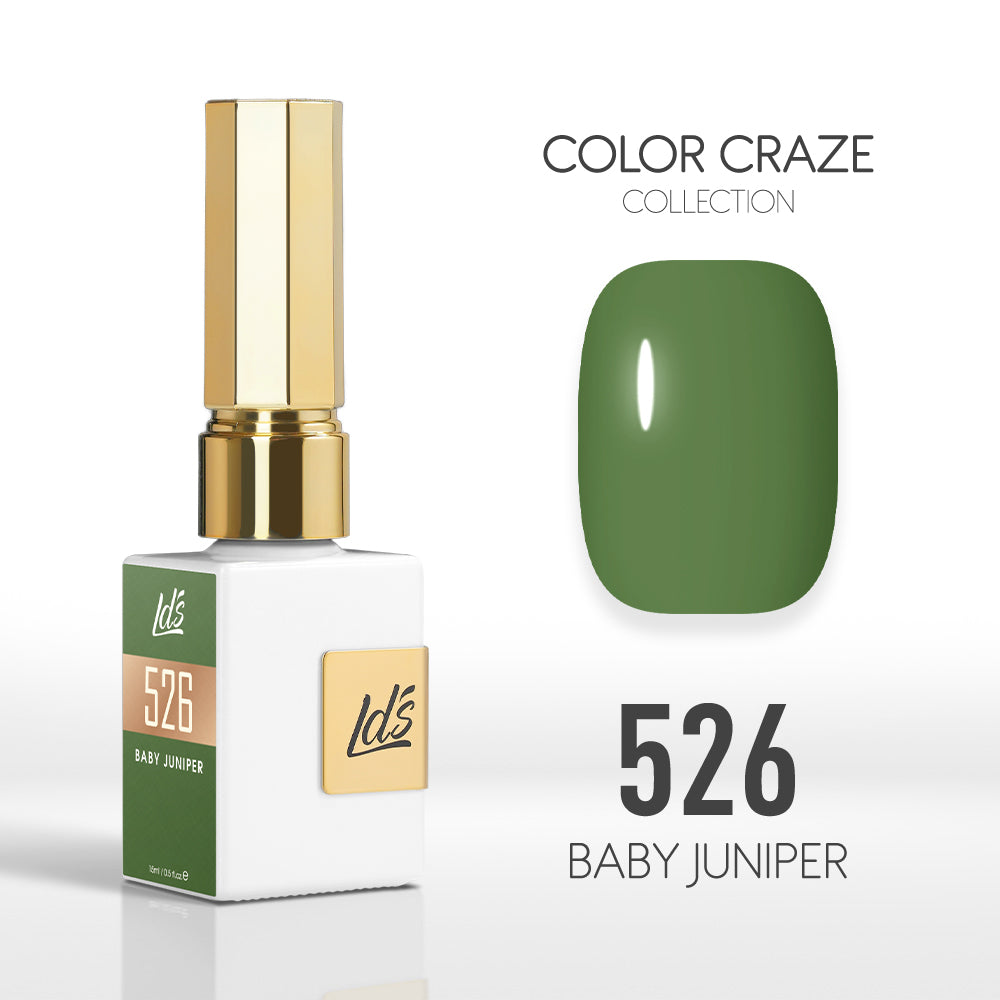  LDS Color Craze Gel Nail Polish - 526 Baby Juniper - 0.5oz by LDS COLOR CRAZE sold by DTK Nail Supply