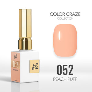  LDS Color Craze Gel Nail Polish - 052 Peach Puff - 0.5oz by LDS COLOR CRAZE sold by DTK Nail Supply