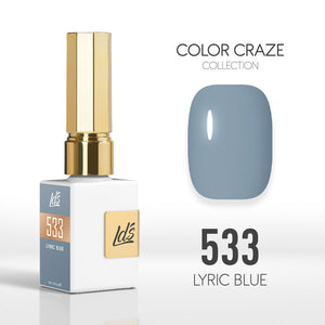  LDS Color Craze Gel Nail Polish - 533 Lyric Blue - 0.5oz by LDS COLOR CRAZE sold by DTK Nail Supply