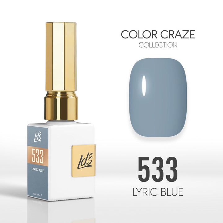 LDS Color Craze Collection - 533 Lyric Blue - Gel Polish 0.5oz
