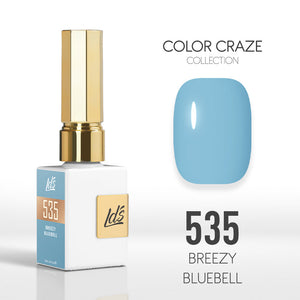  LDS Color Craze Gel Nail Polish - 535 Breezy Bluebell - 0.5oz by LDS COLOR CRAZE sold by DTK Nail Supply