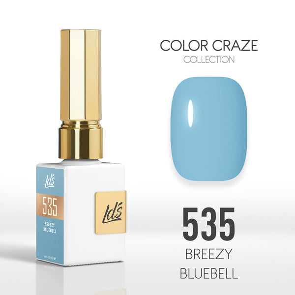  LDS Color Craze Gel Nail Polish - 535 Breezy Bluebell - 0.5oz by LDS COLOR CRAZE sold by DTK Nail Supply