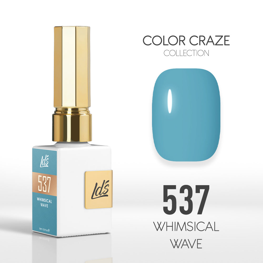  LDS Color Craze Gel Nail Polish - 537 Whimsical Wave - 0.5oz by LDS COLOR CRAZE sold by DTK Nail Supply