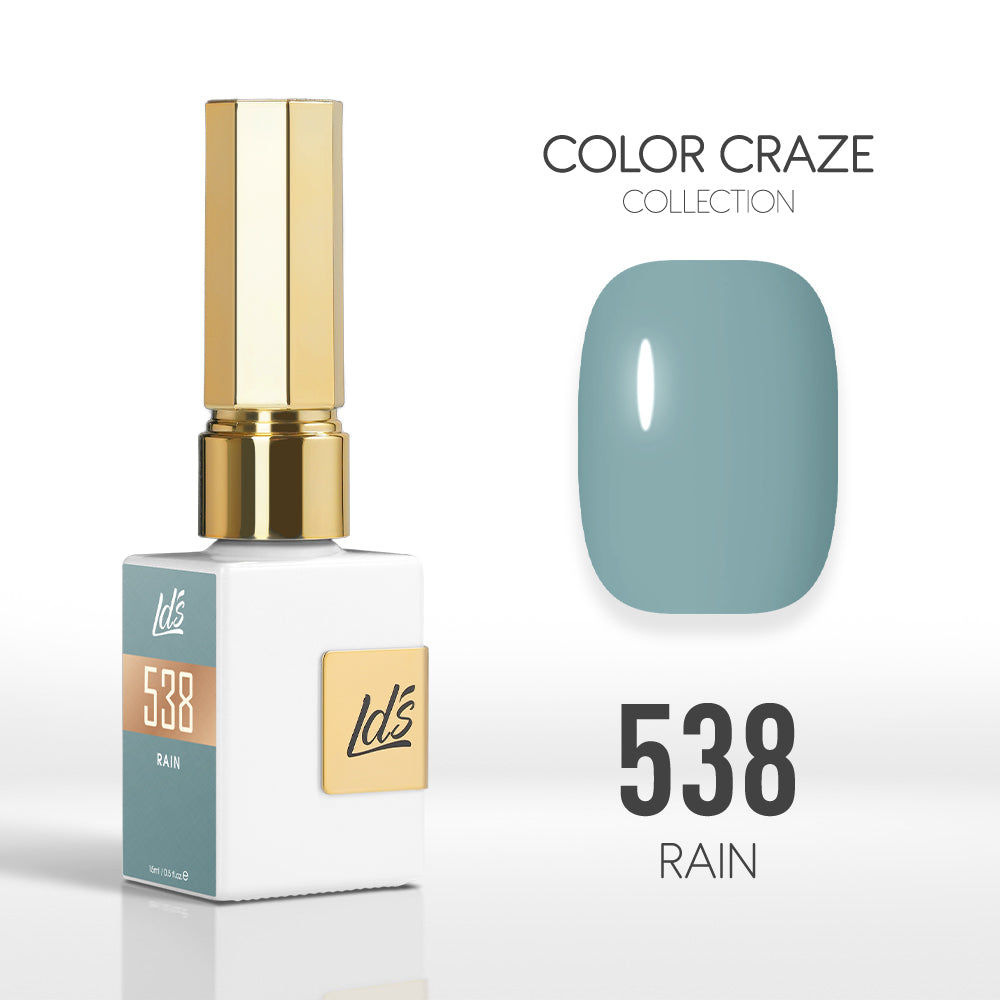  LDS Color Craze Gel Nail Polish - 538 Rain - 0.5oz by LDS COLOR CRAZE sold by DTK Nail Supply