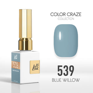  LDS Color Craze Gel Nail Polish - 539 Blue Willow - 0.5oz by LDS COLOR CRAZE sold by DTK Nail Supply