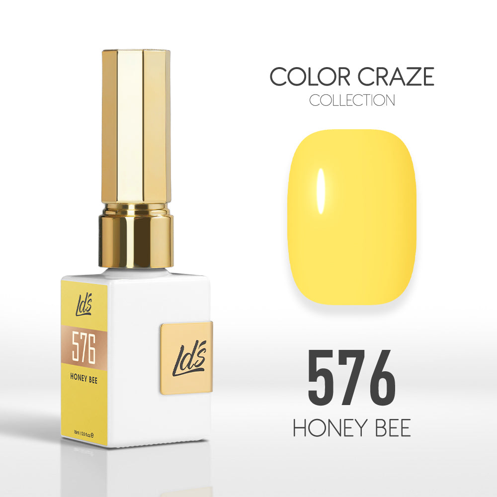  LDS Color Craze Gel Nail Polish - 576 Honey Bee - 0.5oz by LDS COLOR CRAZE sold by DTK Nail Supply