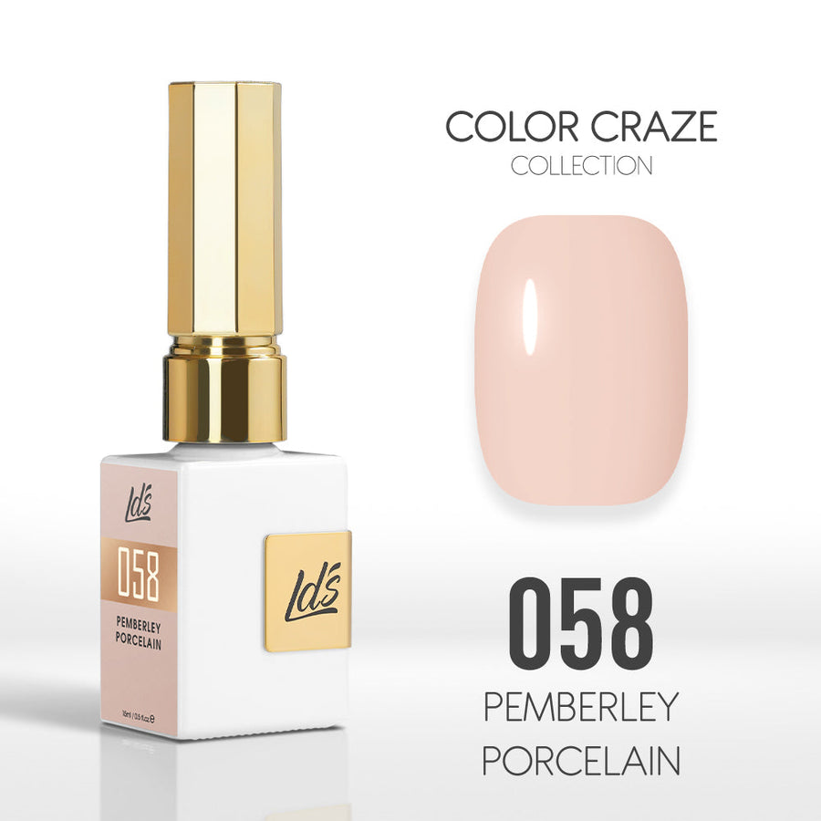 LDS Color Craze Collection - 058 Pemberley Porcelain - Gel Polish 0.5oz