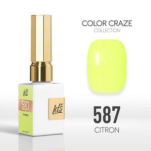  LDS Color Craze Gel Nail Polish - 587 Citron - 0.5oz by LDS COLOR CRAZE sold by DTK Nail Supply