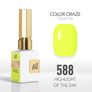  LDS Color Craze Gel Nail Polish - 588 Highlight of the Day - 0.5oz by LDS COLOR CRAZE sold by DTK Nail Supply