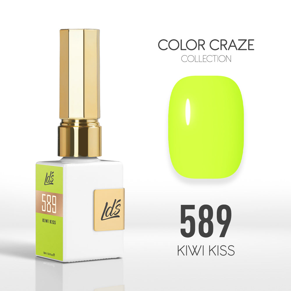  LDS Color Craze Gel Nail Polish - 589 Kiwi Kiss - 0.5oz by LDS COLOR CRAZE sold by DTK Nail Supply