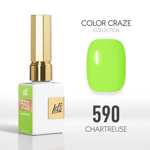  LDS Color Craze Gel Nail Polish - 590 Chartreuse - 0.5oz by LDS COLOR CRAZE sold by DTK Nail Supply