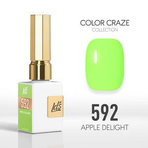  LDS Color Craze Gel Nail Polish - 592 Apple Delight - 0.5oz by LDS COLOR CRAZE sold by DTK Nail Supply