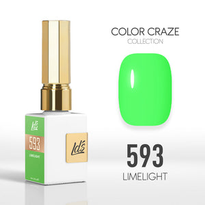  LDS Color Craze Gel Nail Polish - 593 Limelight - 0.5oz by LDS COLOR CRAZE sold by DTK Nail Supply