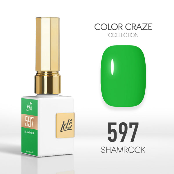  LDS Color Craze Gel Nail Polish - 597 Shamrock - 0.5oz by LDS COLOR CRAZE sold by DTK Nail Supply