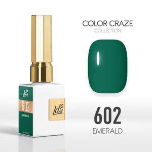 LDS Color Craze Collection - 602 Emerald - Gel Polish 0.5oz