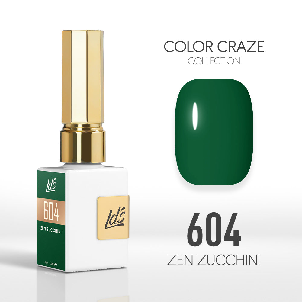  LDS Color Craze Gel Nail Polish - 604 Zen Zucchini - 0.5oz by LDS COLOR CRAZE sold by DTK Nail Supply