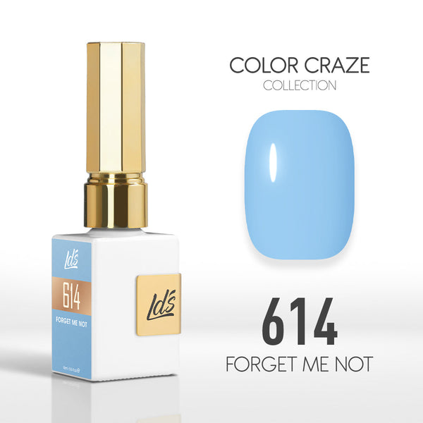  LDS Color Craze Gel Nail Polish - 614 Forget Me Not - 0.5oz by LDS COLOR CRAZE sold by DTK Nail Supply