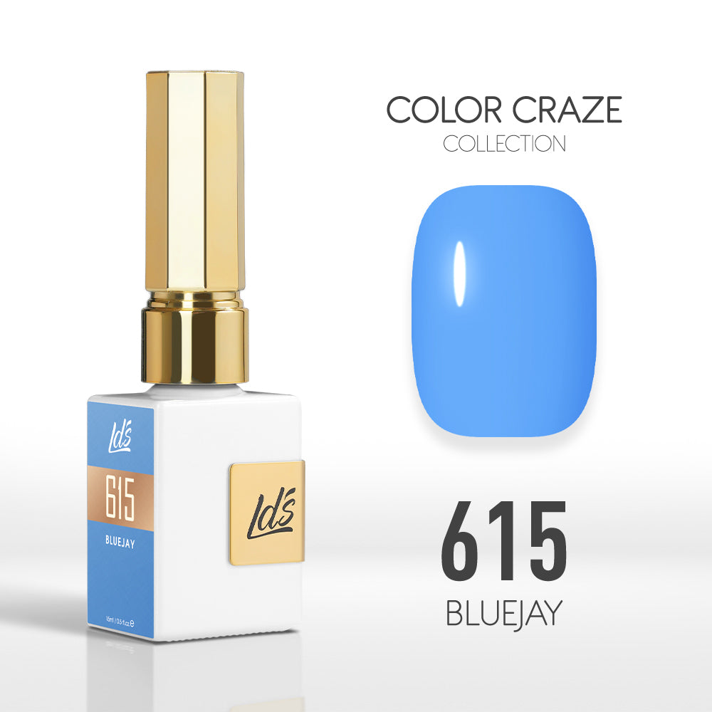  LDS Color Craze Gel Nail Polish - 615 Bluejay - 0.5oz by LDS COLOR CRAZE sold by DTK Nail Supply