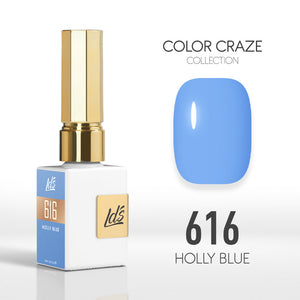  LDS Color Craze Gel Nail Polish - 616 Holly Blue - 0.5oz by LDS COLOR CRAZE sold by DTK Nail Supply