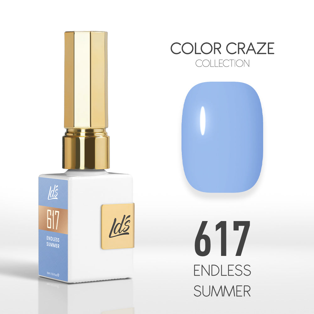  LDS Color Craze Gel Nail Polish - 617 Endless Summer - 0.5oz by LDS COLOR CRAZE sold by DTK Nail Supply