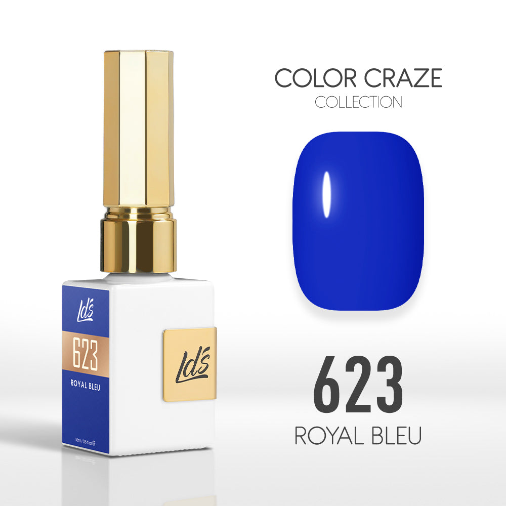  LDS Color Craze Gel Nail Polish - 623 Royal Bleu - 0.5oz by LDS COLOR CRAZE sold by DTK Nail Supply