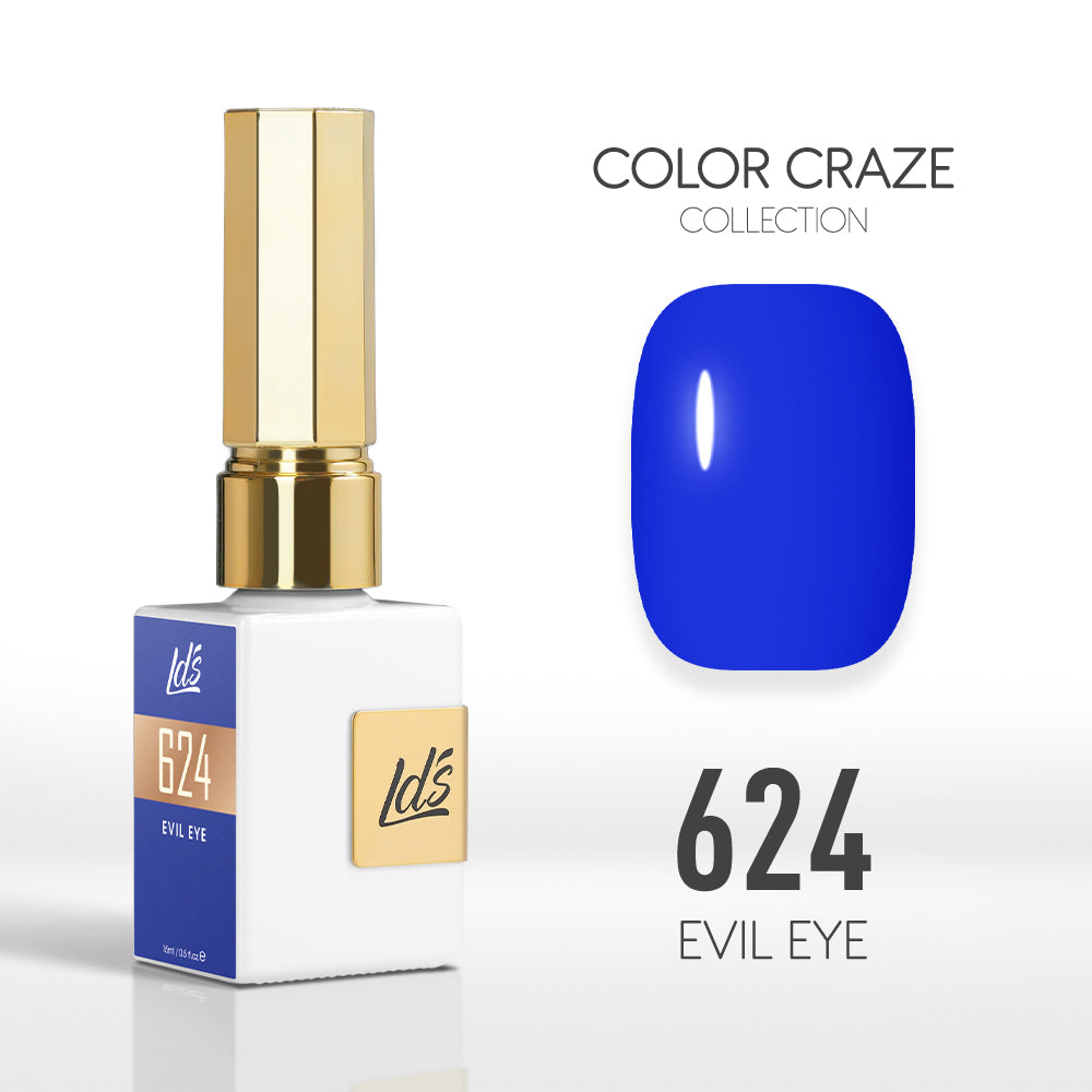  LDS Color Craze Gel Nail Polish - 624 Evil Eye - 0.5oz by LDS COLOR CRAZE sold by DTK Nail Supply