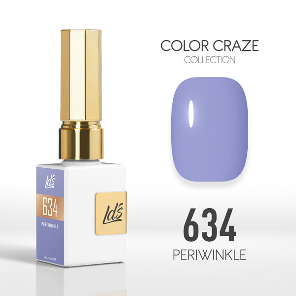  LDS Color Craze Gel Nail Polish - 634 Periwinkle - 0.5oz by LDS COLOR CRAZE sold by DTK Nail Supply