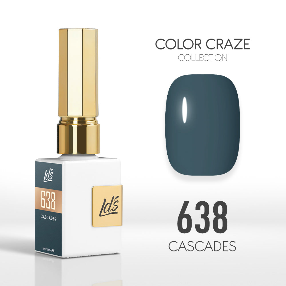 LDS Color Craze Collection - 638 Cascades - Gel Polish 0.5oz