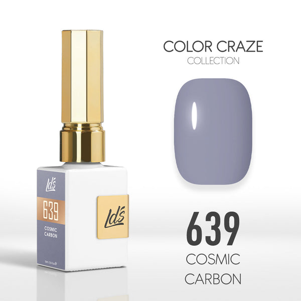  LDS Color Craze Gel Nail Polish - 639 Cosmic Carbon - 0.5oz by LDS COLOR CRAZE sold by DTK Nail Supply