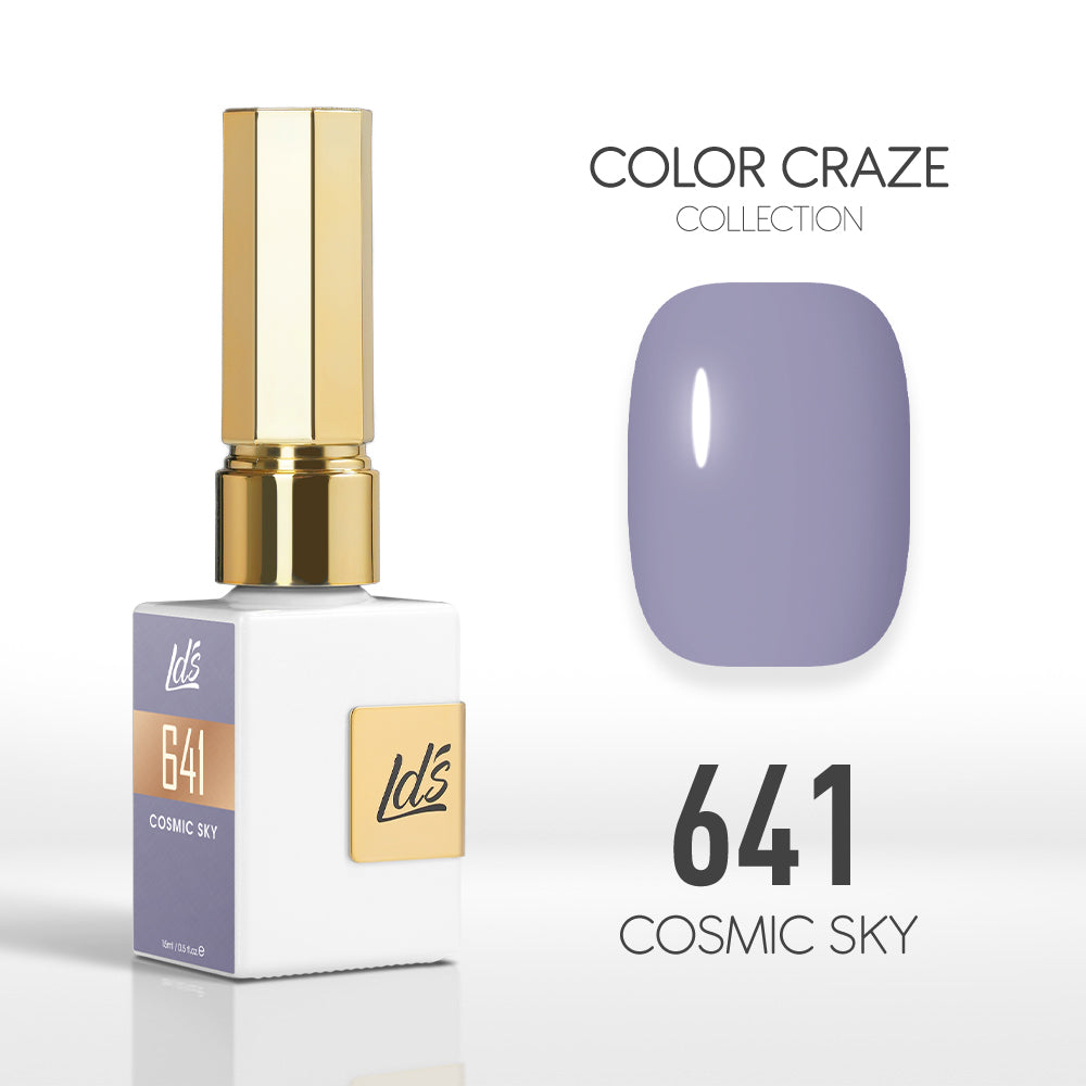  LDS Color Craze Gel Nail Polish - 641 Cosmic Sky - 0.5oz by LDS COLOR CRAZE sold by DTK Nail Supply