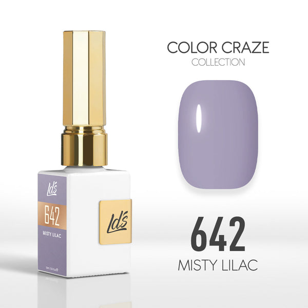  LDS Color Craze Gel Nail Polish - 642 Misty Lilac - 0.5oz by LDS COLOR CRAZE sold by DTK Nail Supply