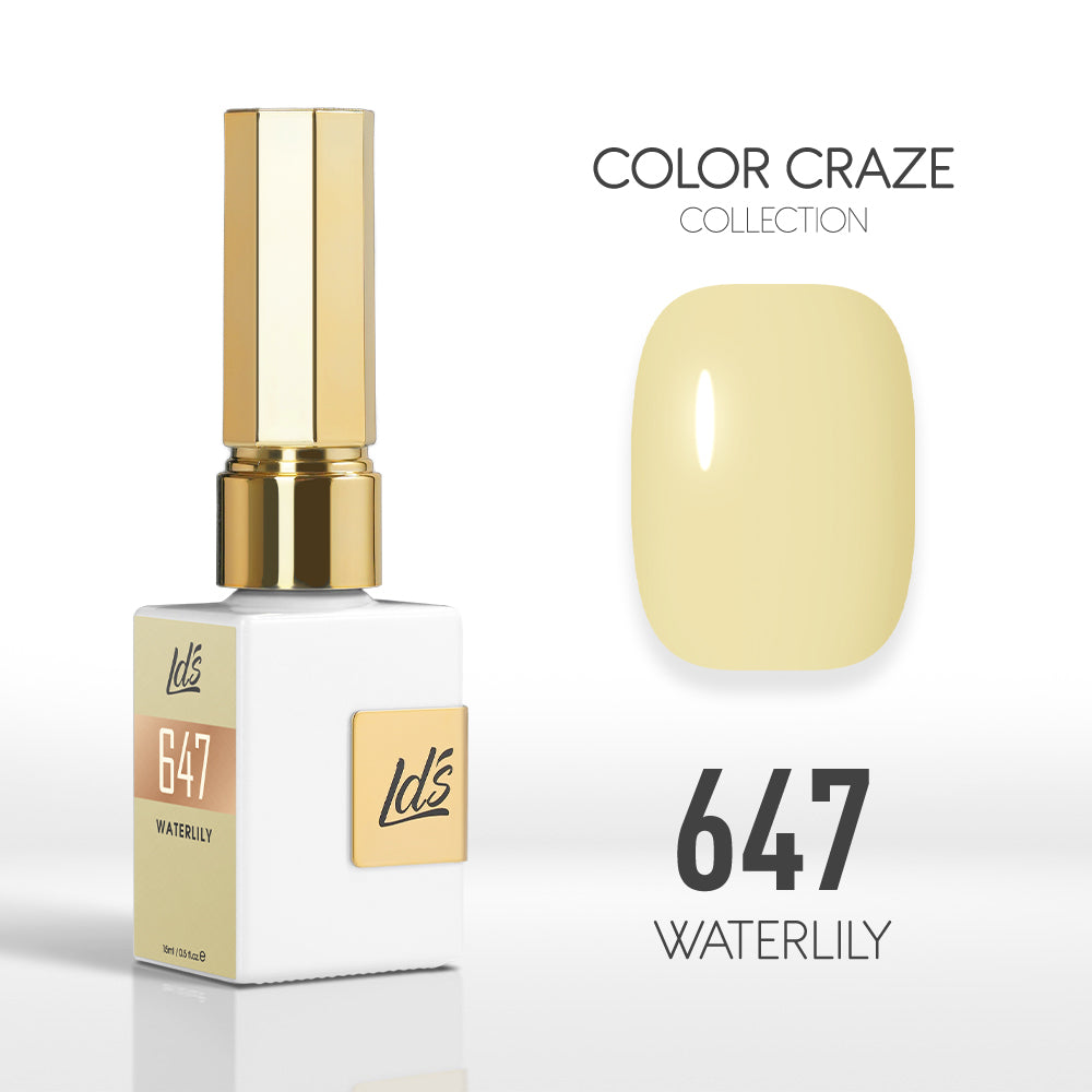  LDS Color Craze Gel Nail Polish - 647 Waterlily - 0.5oz by LDS COLOR CRAZE sold by DTK Nail Supply