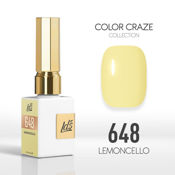  LDS Color Craze Gel Nail Polish - 648 Lemoncello - 0.5oz by LDS COLOR CRAZE sold by DTK Nail Supply